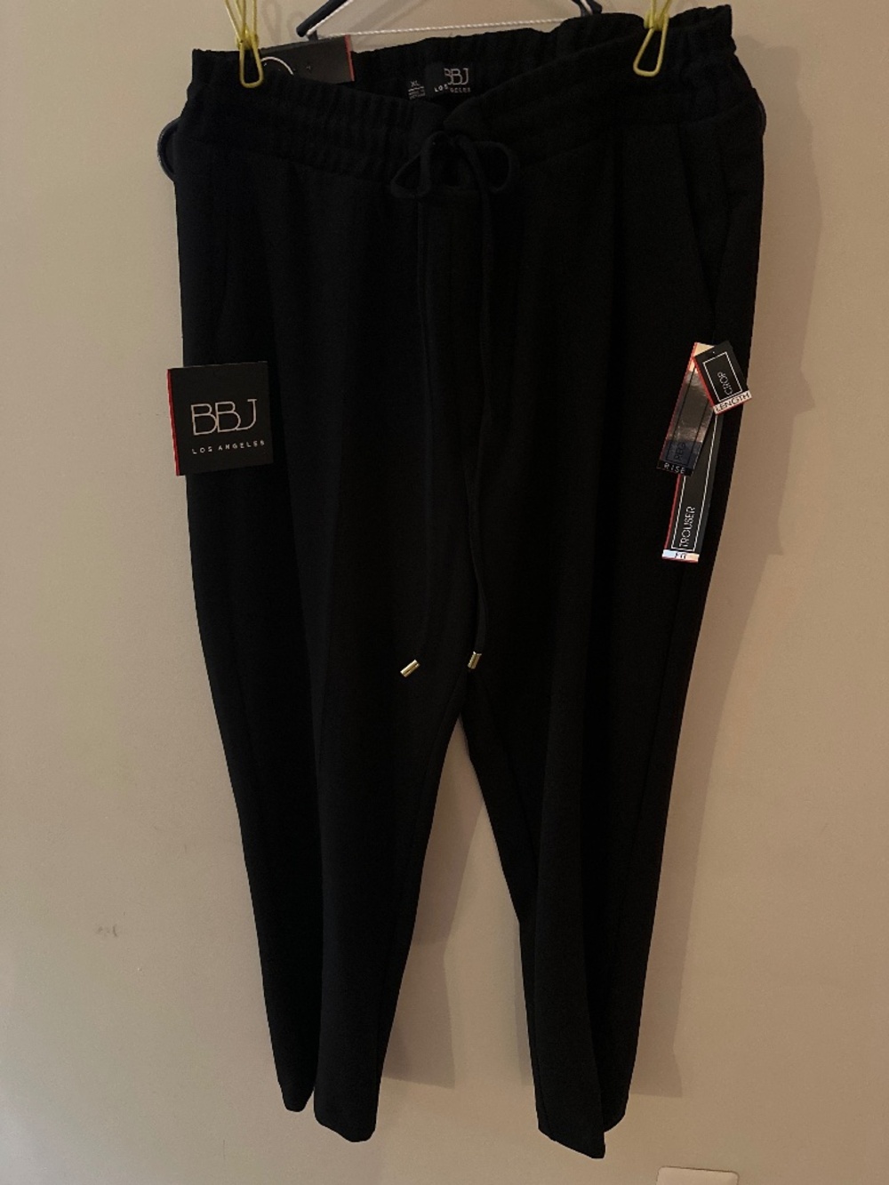 NWT BBJ black crop trouser pants